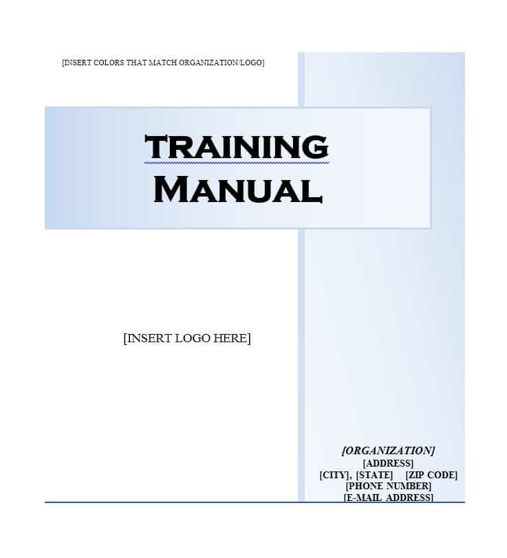 Training Manual Template universallist